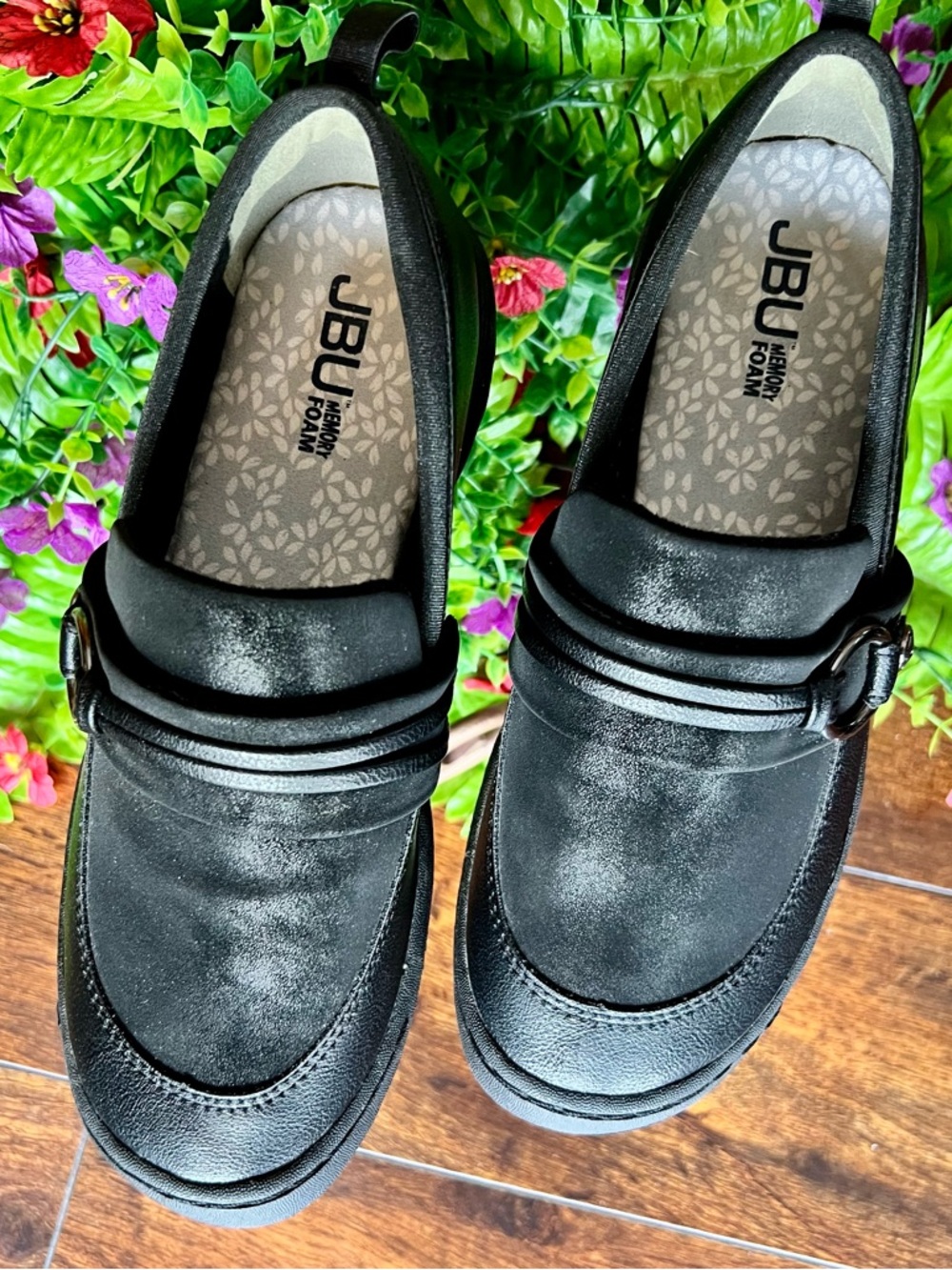 NIB JBU Black Women's Loafers Flats-Size 7.5